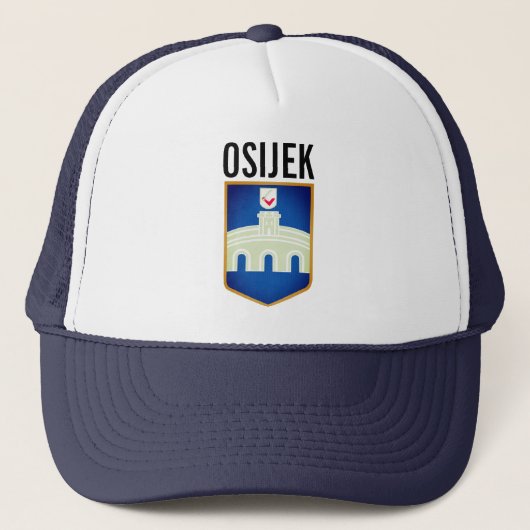Osijek Wappen, Kroatien Truckerkappe (Vorderseite)