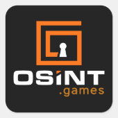 OSINT Games 3"x3" Sticker (Vorderseite)
