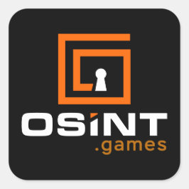 OSINT Games 3"x3" Sticker