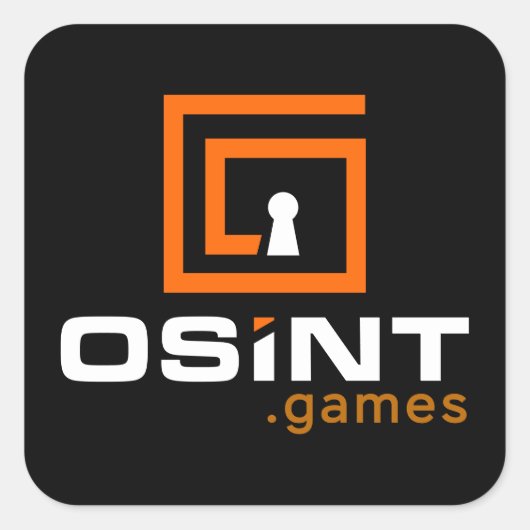 OSINT Games 3"x3" Sticker (Vorderseite)