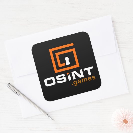 OSINT Games 3"x3" Sticker (Umschlag)