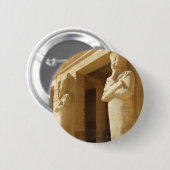Osirian Statuen von Hatshepsut - weibliches Pharao Button (Vorne & Hinten)