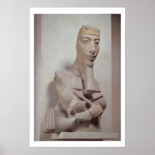 Osirid Säule von Akhenaten (1365-1349 BC) von Poster