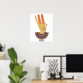 Osiris Alter ägyptischer Gott Poster (Heimbüro)
