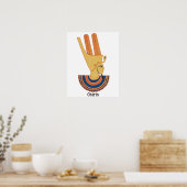 Osiris Alter ägyptischer Gott Poster (Küche)
