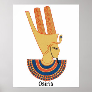 Osiris Alter ägyptischer Gott Poster