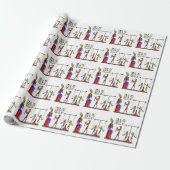 Osiris Egyptian Folk Double Graphic Geschenkpapier (Ungerollt)