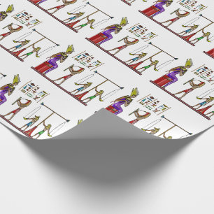 Osiris Egyptian Folk Double Graphic Geschenkpapier