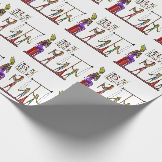 Osiris Egyptian Folk Double Graphic Geschenkpapier (Ecke)