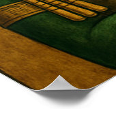 Osiris Egyptian God Poster Print (Ecke)