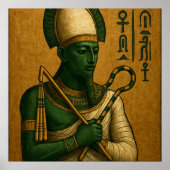 Osiris Egyptian God Poster Print (Vorne)