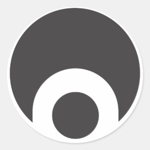 Osiris Ikone Runder Aufkleber