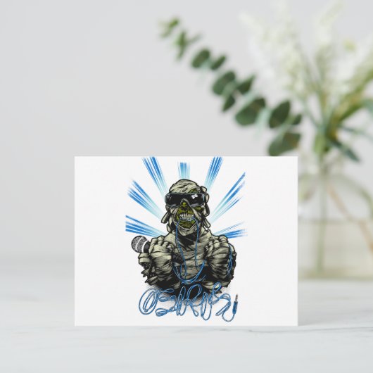 Osiris Mummy Postkarte (Stehend Vorderseite)