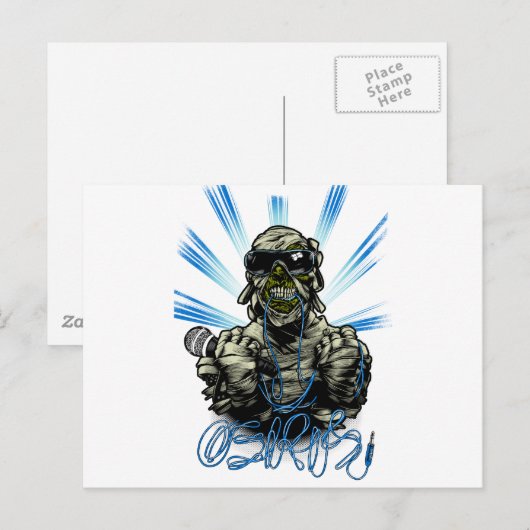 Osiris Mummy Postkarte (Vorne/Hinten)