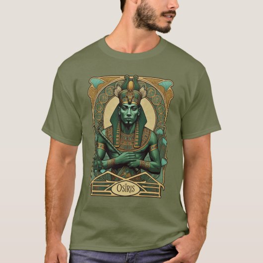 Osiris, Pharao-Gott und göttlicher Meister der Tot T-Shirt (Vorderseite)