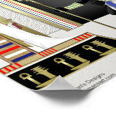 Osiris-Poster-Tempel Poster (Ecke)