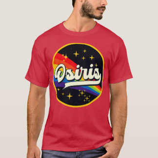 Osiris Regenbogen im Vintage-Stil im Weltraum T-Shirt