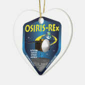 OSIRIS REx-Mission-Logo Keramikornament (Links)