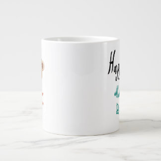 Osito bebé desea feliz día de la madre Jumbo-Tasse