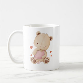 Osito bebé desea feliz día de la madre kaffeetasse