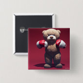 Osito boxeador button (Vorne & Hinten)