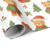 Ositos en Navidad Geschenkpapier (Rolleneckpunkt)