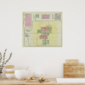 Oskaloosa, Lea Walk und Bonanza, Kansas Poster (Küche)