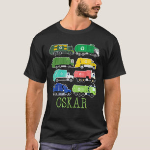 Oskar Müllwagen für Kids Sammler Ökologe Gar T-Shirt