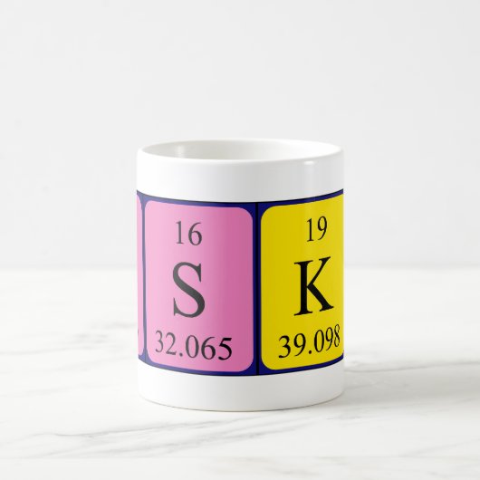 Oskar Periodenname Tasse (Mittel)