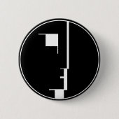 Oskar Schlemmer Bauhaus-Logo Button (Vorderseite)
