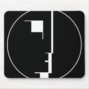 Oskar Schlemmer Bauhaus Logo Mousepad