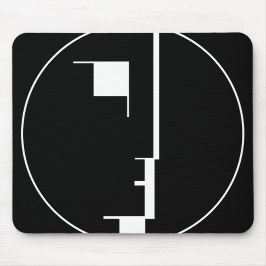 Oskar Schlemmer Bauhaus Logo Mousepad (Vorne)
