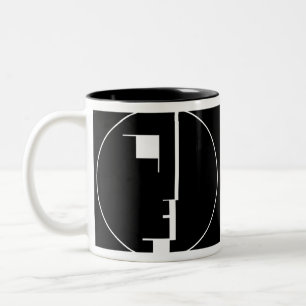 Oskar Schlemmer Bauhaus-Logo Zweifarbige Tasse