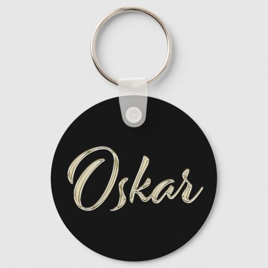 Oskar whitegold Button-Schlüsselger Schlüsselanhänger (Vorderseite)