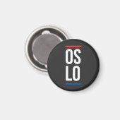 Oslo City Design Magnet (Vorderseite/Rückseite)