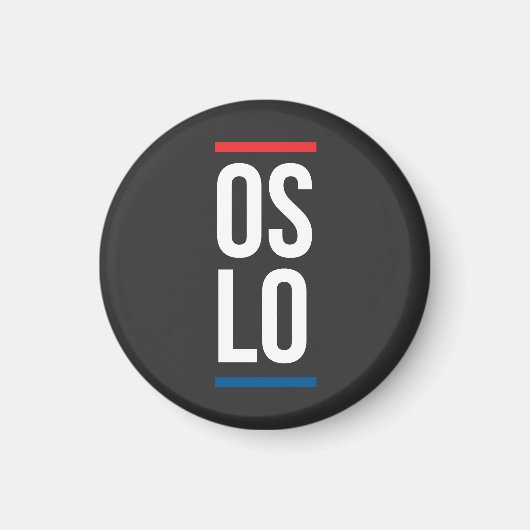 Oslo City Design Magnet (Vorne)