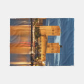 Oslo City Hall Norwegen Fleecedecke (Vorderseite (Horizontal))