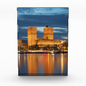 Oslo City Hall Norwegen Fotoblock (Vorderseite)