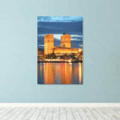 Oslo City Hall Norwegen Leinwanddruck (Insitu (Holzboden))