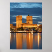 Oslo City Hall Norwegen Poster (Vorne)