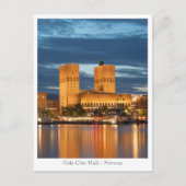 Oslo City Hall Norwegen Postkarte (Vorderseite)