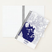 Oslo City Map Bullet Journal Notizblock (Innen)
