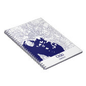 Oslo City Map Notizblock (Rechte Seite)