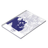 Oslo City Map Notizblock (Linke Seite)