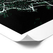 Oslo City Map Poster, Poster (Ecke)