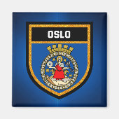 Oslo Flag Magnet (Vorne)