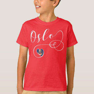 Oslo Heart, Norwegen T-Shirt