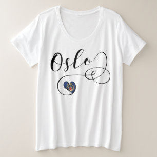 Oslo Heart Tee Shirt, Norwegen
