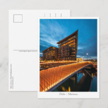 Oslo in der Nacht, Norwegen