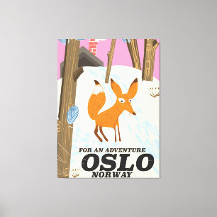 Oslo Leinwanddruck